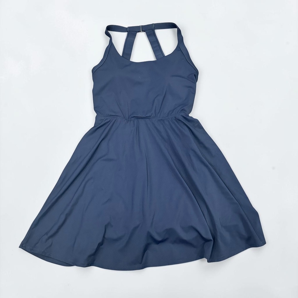 Women Exercise Dress Navy Blue Active Shorts Pocket XL Tennis Easy Pee